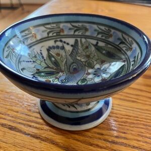 Mexico Ken Edwards Collection bird candy dish.  Signed.